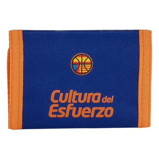 Carteira Valencia Basket Azul Laranja