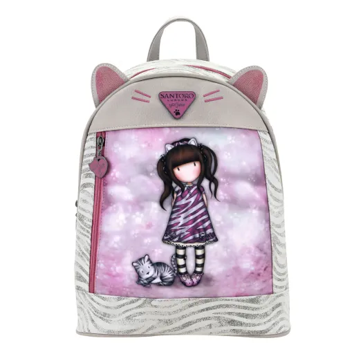 Mochila Casual Gorjuss Ruby Wild Cinzento (25,5 x 31 x 10 cm)