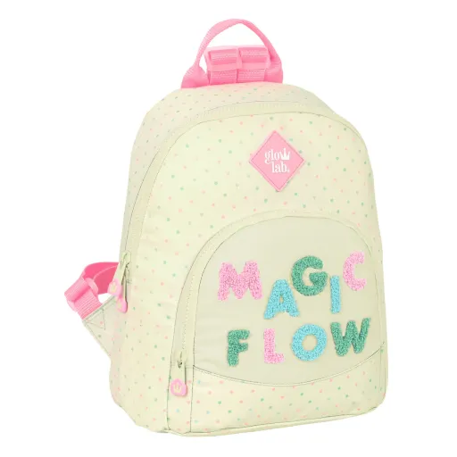 Mochila Casual Glow Lab Magic Flow Bege 13 L