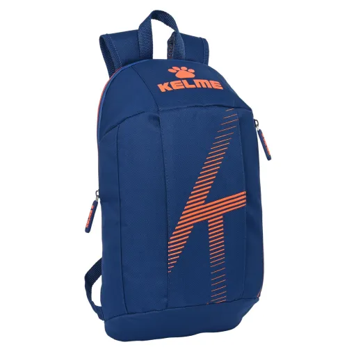 Mochila Casual Kelme Navy Blue Laranja Azul Marinho 10 L