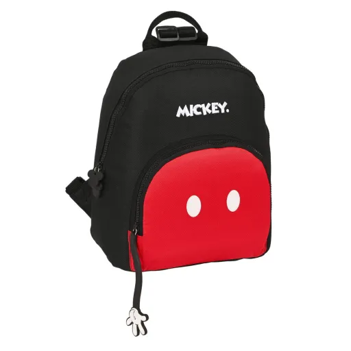 Mochila Casual Mickey Mouse Clubhouse Mickey Mood Vermelho Preto 13 L