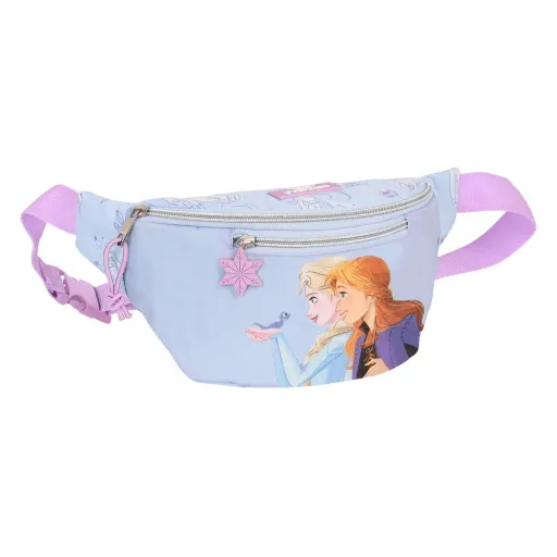 Bolsa de Cintura Frozen Believe Lilás Infantil 23 x 12 x 9 cm