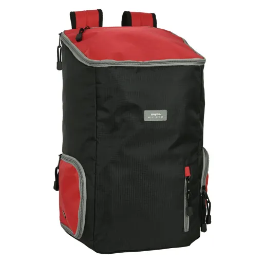 Mochila Safta Multisports Preto Vermelho Desportivo 28 x 50 x 22 cm