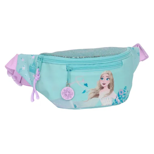 Bolsa de Cintura Frozen Hello Spring Azul Claro 23 x 12 x 9 cm