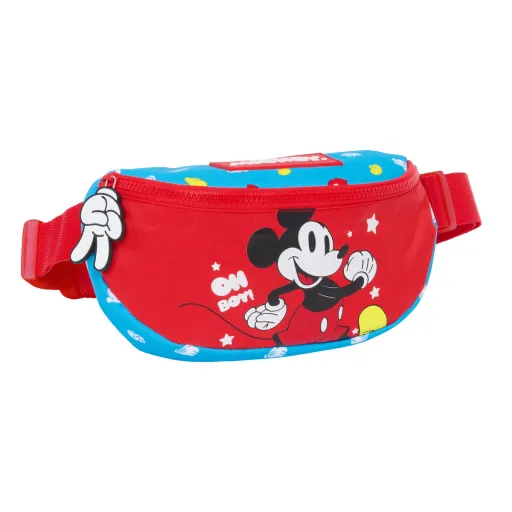 Bolsa de Cintura Mickey Mouse Clubhouse Fantastic Azul Vermelho 23 x 14 x 9 cm