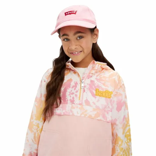 Boné Infantil Levi's Core Batwing Curve Brimcap Cor de Rosa (Tamanho Único)