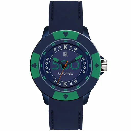 Relógio Unissexo Light Time POKER (Ø 41 mm)