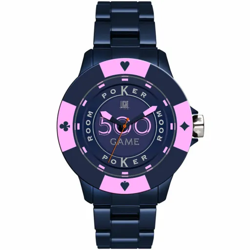 Relógio Unissexo Light Time POKER (Ø 41 mm)