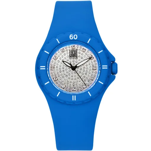 Relógio Feminino Light Time SILICON STRASS (Ø 36 mm)