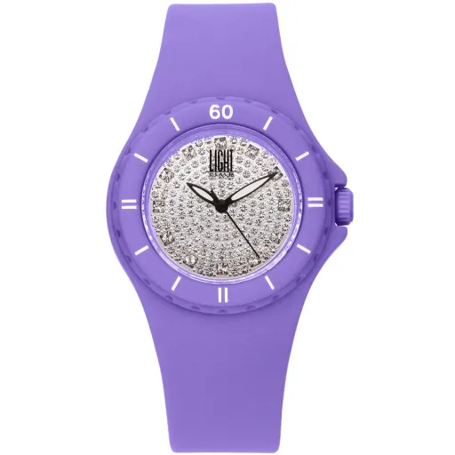 Relógio Feminino Light Time SILICON STRASS (Ø 36 mm)