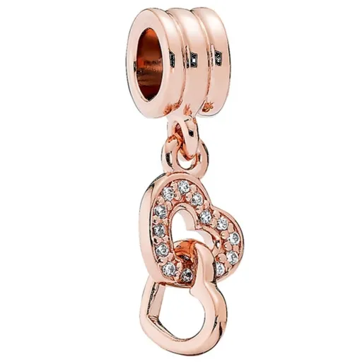 Charme Feminino Pandora INTERLOCKED HEARTS