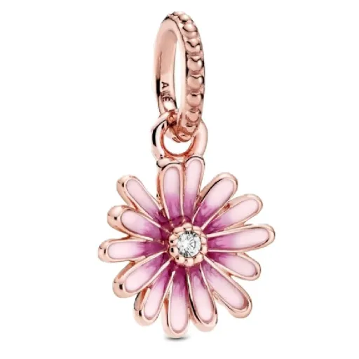 Charme Feminino Pandora PINK DAISY FLOWER