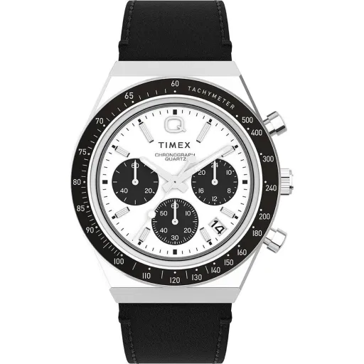 Relógio Masculino Timex Q DIVER CHRONO Branco Preto (Ø 40 mm)