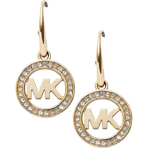 Brincos Femininos Michael Kors LOGO Aço Inoxidável