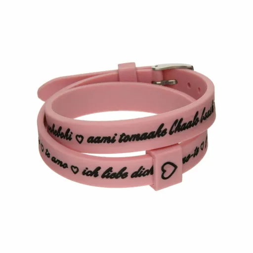 Pulseira Feminino il Mezzometro I LOVE YOU SILVER - BRACCIALE IN SILICONE/SILICONE BRACELET