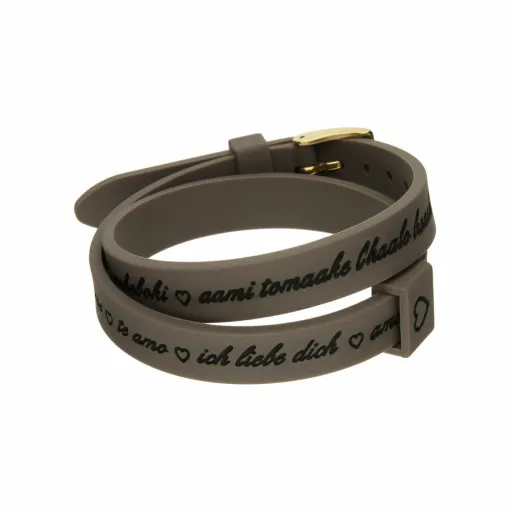 Pulseira Feminino il Mezzometro I LOVE YOU GOLD - BRACCIALE IN SILICONE/SILICONE BRACELET