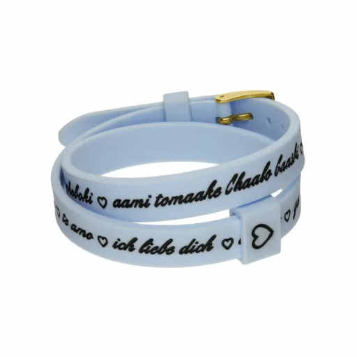 Pulseira Feminino il Mezzometro I LOVE YOU GOLD - BRACCIALE IN SILICONE/SILICONE BRACELET