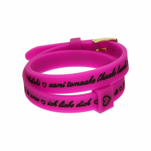 Pulseira Feminino il Mezzometro I LOVE YOU GOLD - BRACCIALE IN SILICONE/SILICONE BRACELET