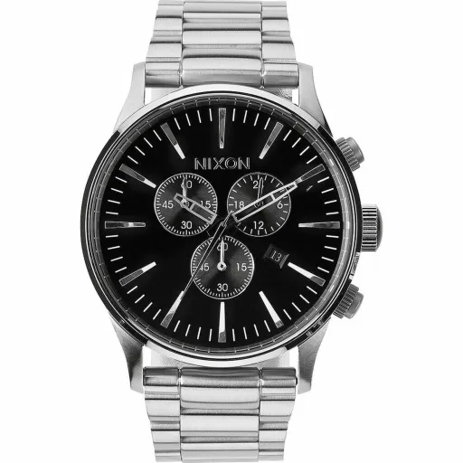 Relógio Masculino Nixon Sentry Chrono Prateado