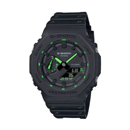 Relógio Masculino Casio G-Shock OAK - Neon Green Index (Ø 45 mm)