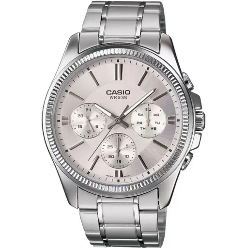 Relógio Masculino Casio ENTICER GENT Prateado Cinzento (Ø 35 mm)