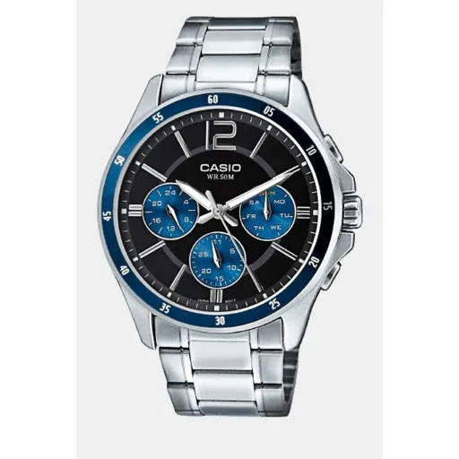 Relógio Masculino Casio COLLECTION Preto Prateado (Ø 35 mm) (Ø 43,5 mm)