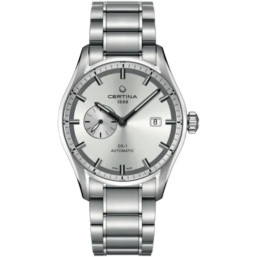 Relógio Masculino Certina DS-1 SMALL SECOND AUTOMATIC DATE (Ø 41 mm)