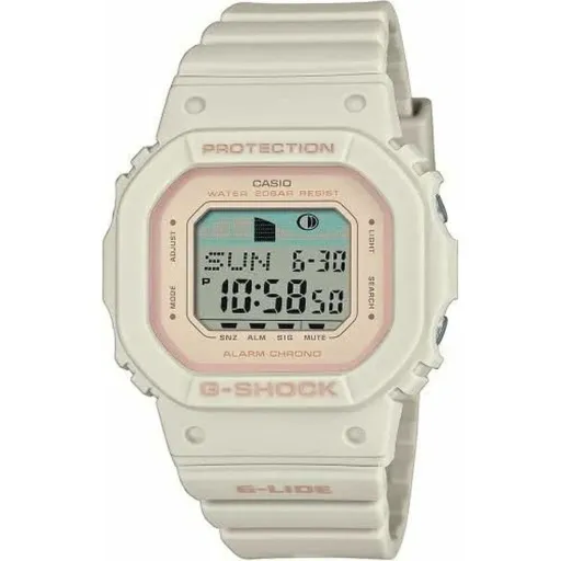 Relógio Feminino Casio G-Shock G-LIDE WHITE - SURF TIDE GRAPHS