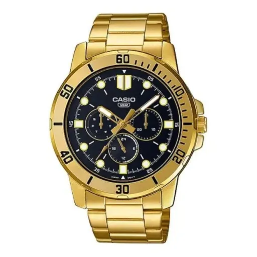 Relógio Masculino Casio DIVER MULTIFUCTION GOLD - BLACK (Ø 49 mm)