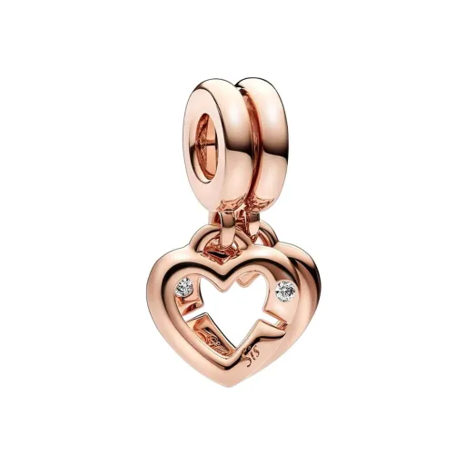 Charme Feminino Pandora LINKED SISTER HEARTS