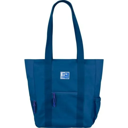 Bolso de Mão Oxford B-Trendy Azul Marinho