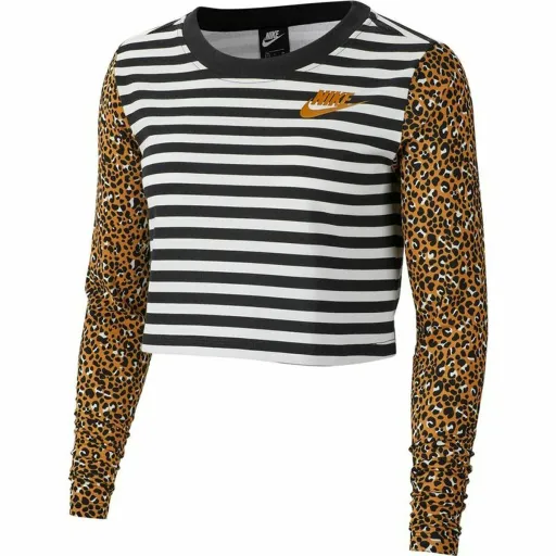 Camisola de Manga Comprida Mulher Nike Animal Print