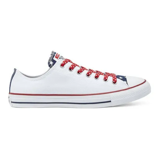 Ténis Casual de Mulher Converse Chuck Taylor Stars Stripes Branco