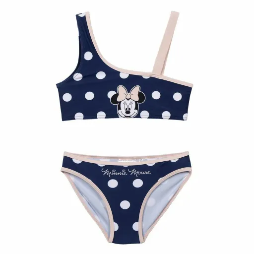 Cueca de Biquíni Para Meninas Minnie Mouse Azul Escuro