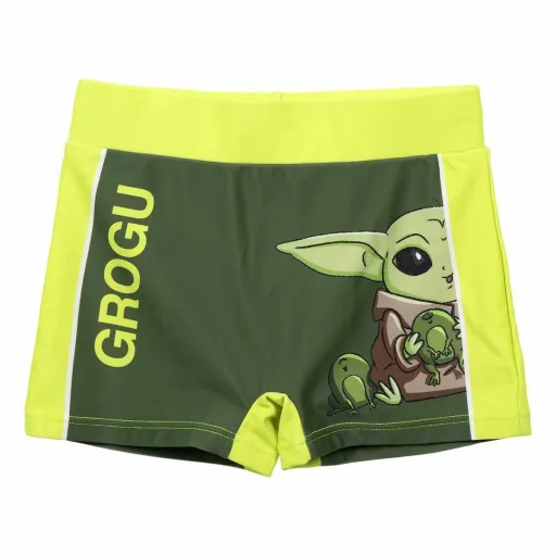 Calções de Banho Boxer para Meninos The Mandalorian Verde