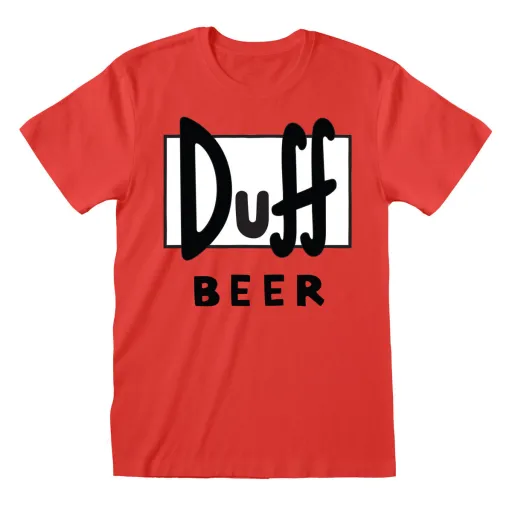 Camisola de Manga Curta Unissexo The Simpsons Duff