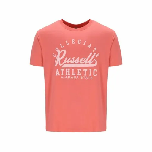 Camisola de Manga Curta Russell Athletic Amt A30211 Coral Homem