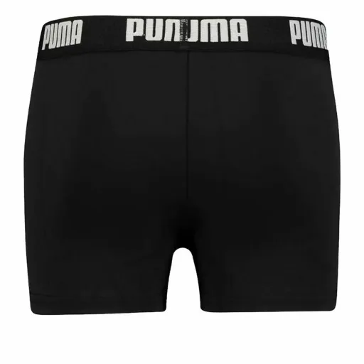 Calções de Banho Boxer para Meninos Puma Swim Logo Preto