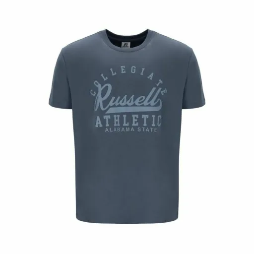 Camisola de Manga Curta Russell Athletic Amt A30211 Azul Escuro Homem