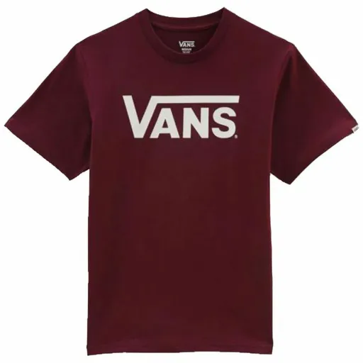 Camisola de Manga Curta Criança Vans Classic Grená