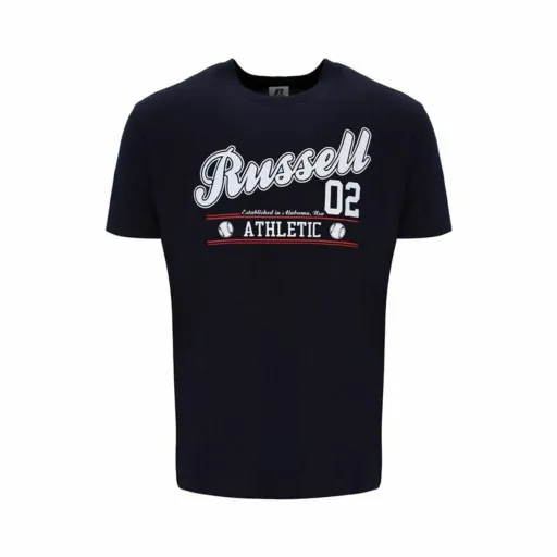 Camisola de Manga Curta Russell Athletic Amt A30311 Preto Homem