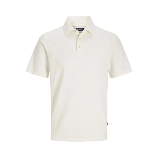 Polo de Manga Curta Homem Jack & Jones JPRBLUWILLIAM  12257315  Branco