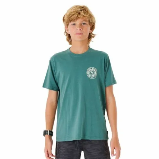 Camisola de Manga Curta Criança Rip Curl Stapler  Azul