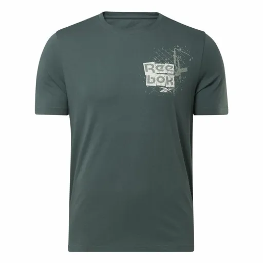 Camisola de Manga Curta Homem Reebok Graphic Series Verde