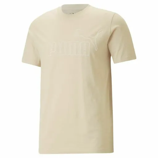 Camisola de Manga Curta Puma Essentials Elevated Bege Unissexo