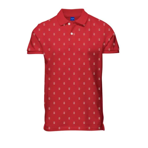 Polo de Manga Curta Homem JORCOLLECT Jack & Jones  SS FST 12232663 Vermelho