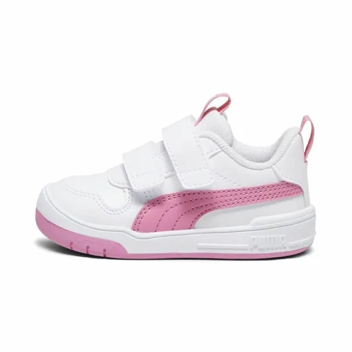 Sapatilhas de Desporto Infantis Puma Multiflex Sl V Branco Cor de Rosa