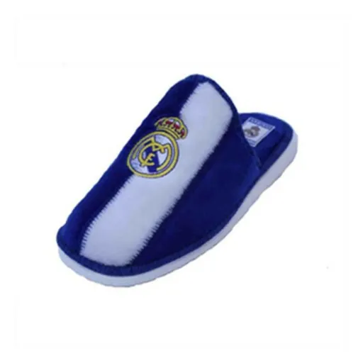 Pantufas Para Crianças Real Madrid Andinas 790-90 Branco Azul Adultos