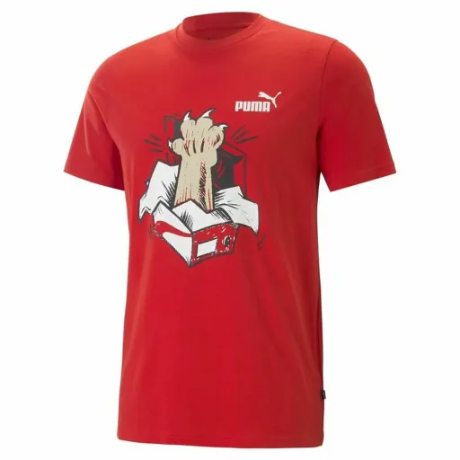 Camisola de Manga Curta Puma Graphics Sneaker For All Time Vermelho Unissexo