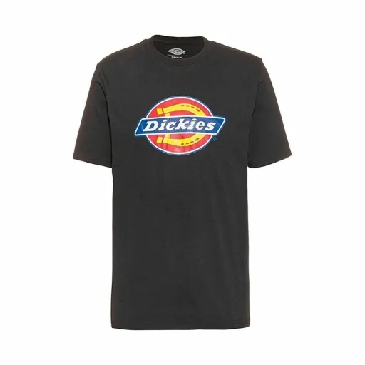 Camisola de Manga Curta Dickies Icon Logo Preto Homem